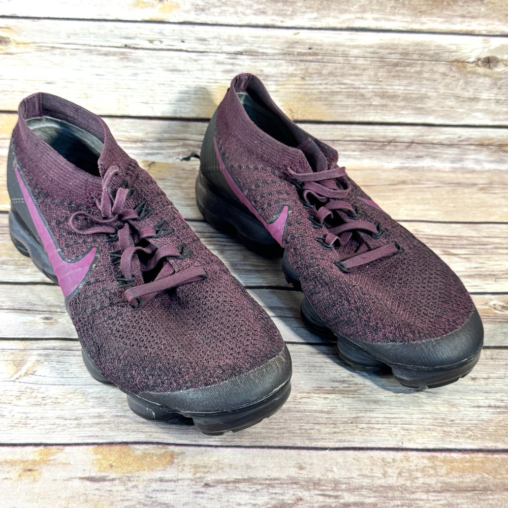 Nike Air VaporMax Womens Tea Berry Purple Flyknit Sneakers Running Shoes 8.5